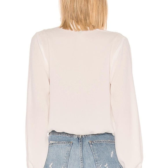 Bobi BLACK Revolve Blouse Date Night Chiffon Wrap - Picture 6 of 6